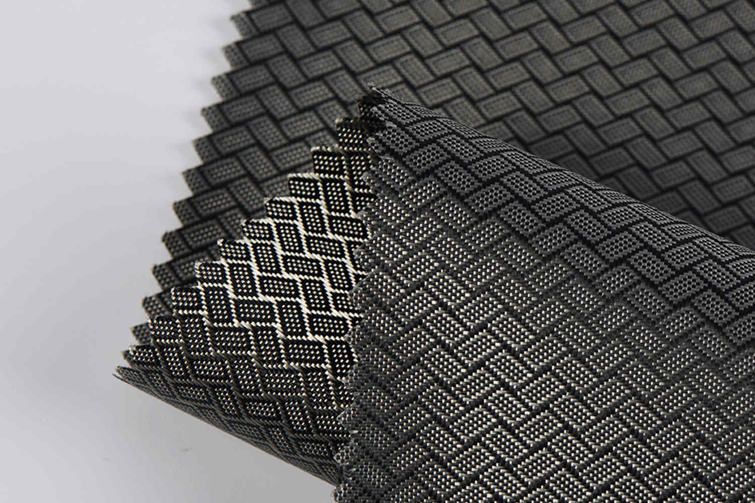 Jacquard bicolore impermeabile 420D con PU